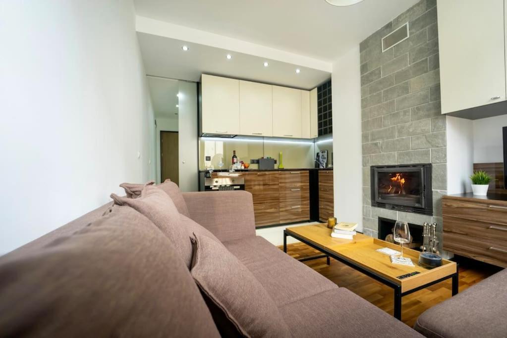 Secluded Mountain Cozy Studio With Fireplace Бансько Екстер'єр фото